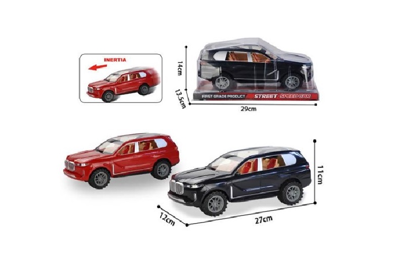 Машина арт. 055-58 (72шт/2) 2 кольори,iнерц.,під слюдою 29*13,5*14см