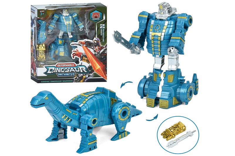 Трансформер XL91853C (40шт) робот 18см+бронтозавр, в кор-ці, 22,5-27,5-8,5см