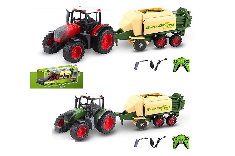 Р.К.Трактор YJ-142-5/YJ-142-2 з причепом  акум.USB.2кол.кор.60*15*20 /15/