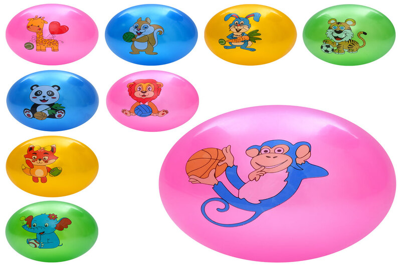 М'яч дитячий MS 4849 (120шт) 9 дюймів, тварина, 57-60г, мікс видів/мікс кольорів УПАК10шт