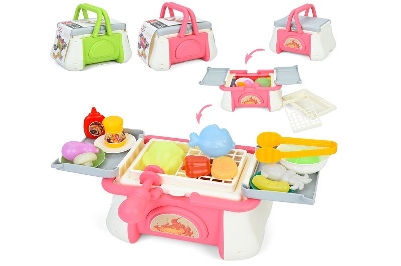 Барбекю BT0800-01 (24шт) 40-29-в16см, продукти, посуд, 2 кольори, в карт.обгортці, 27-19,5-16,5см