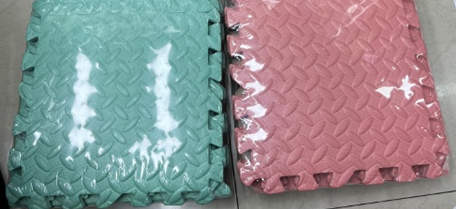 Пазли фомові EVA арт C9806 (12шт) 30*30 см 9 дет в плівці