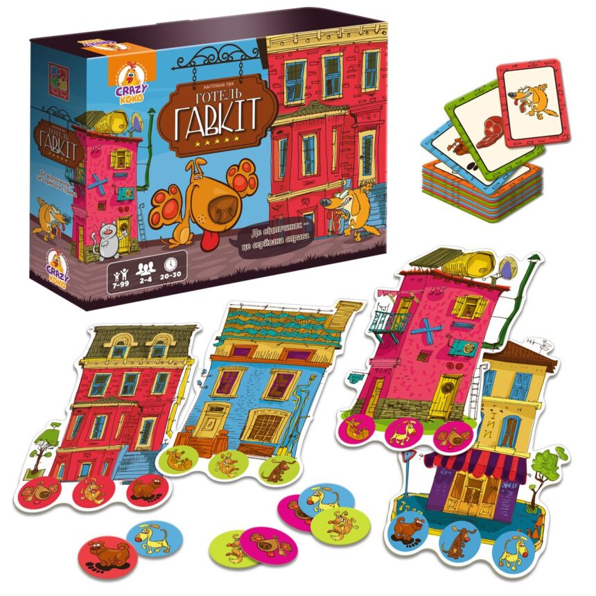 Гра настільна Vladi Toys розважальна. Готель Гавкіт" VT8055-43 (укр)"