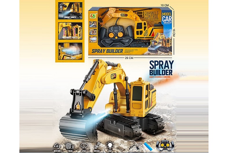 Р.К.Будтехніка 955-226 екскаватор акум.USB.світ.дим.кор.29*10*16 /36/