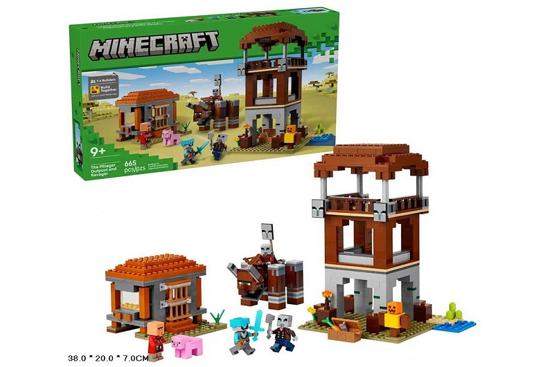 Конструктор арт. 31008 (24шт/2)  665дет., короб. 38*20*7см