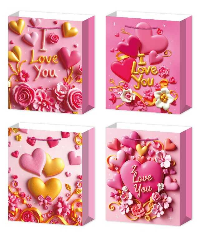 Пакет подарунковий C 75828 (480) СЕРЕДНІЙ, МІКС ВИДІВ