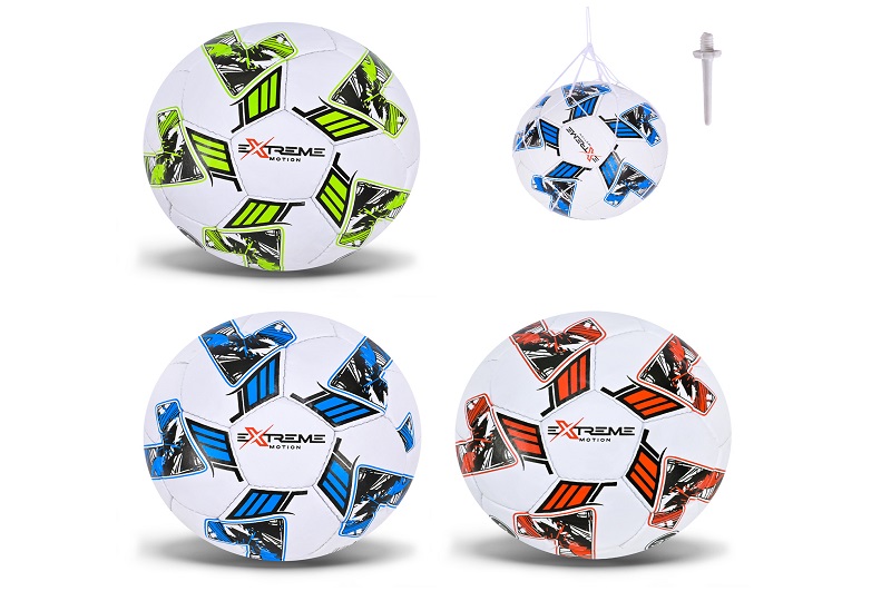 М'яч футбольний арт. FP099 (30шт)   Extreme motion №5, PU 420 грам, 32 панелі,Пакістан,сітка+голка в