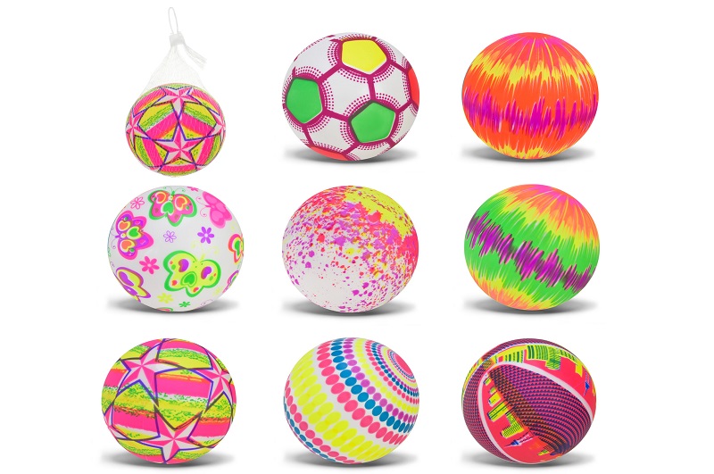 М'яч гумовий арт. RB26519 (400шт) 5'' 3 мікс кольори, 35г