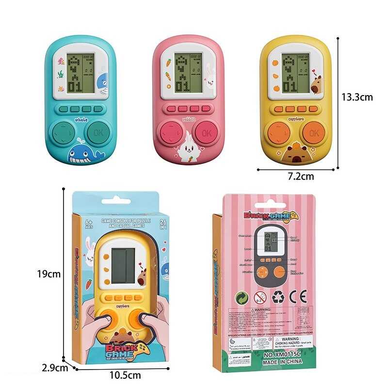 Тетрис XM 0115 C (192) класичні ігри, 2 режими роботи, рівні складності, в коробці, МІКС ВИДІВ