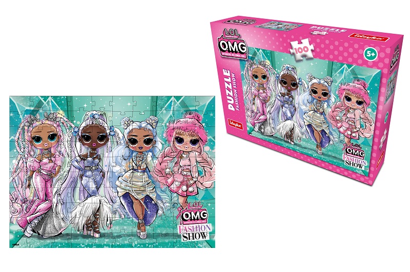 Гра-головоломка. Набір пазлів L.O.L. Surprise! O.M.G. Fashion Show, 100 ел.  LP100-005