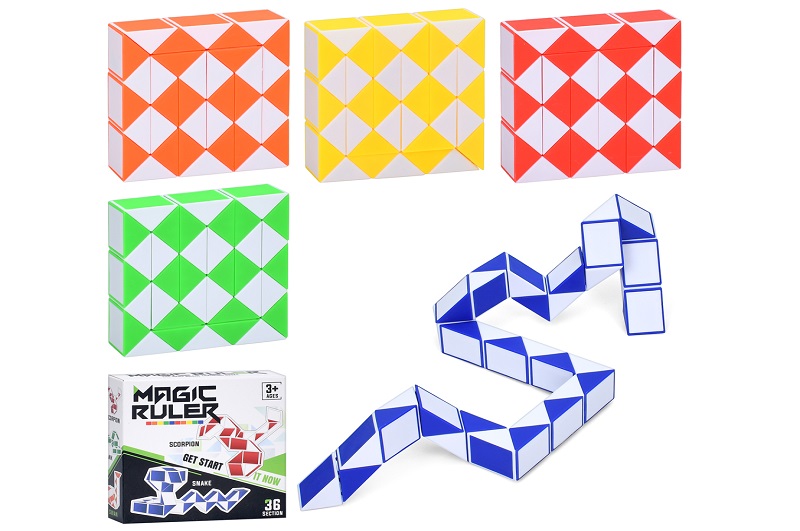 Гра 218-M12 (240шт) змійка, 61см, 5 кольорів, в кор-ці, 10-10-2,5см