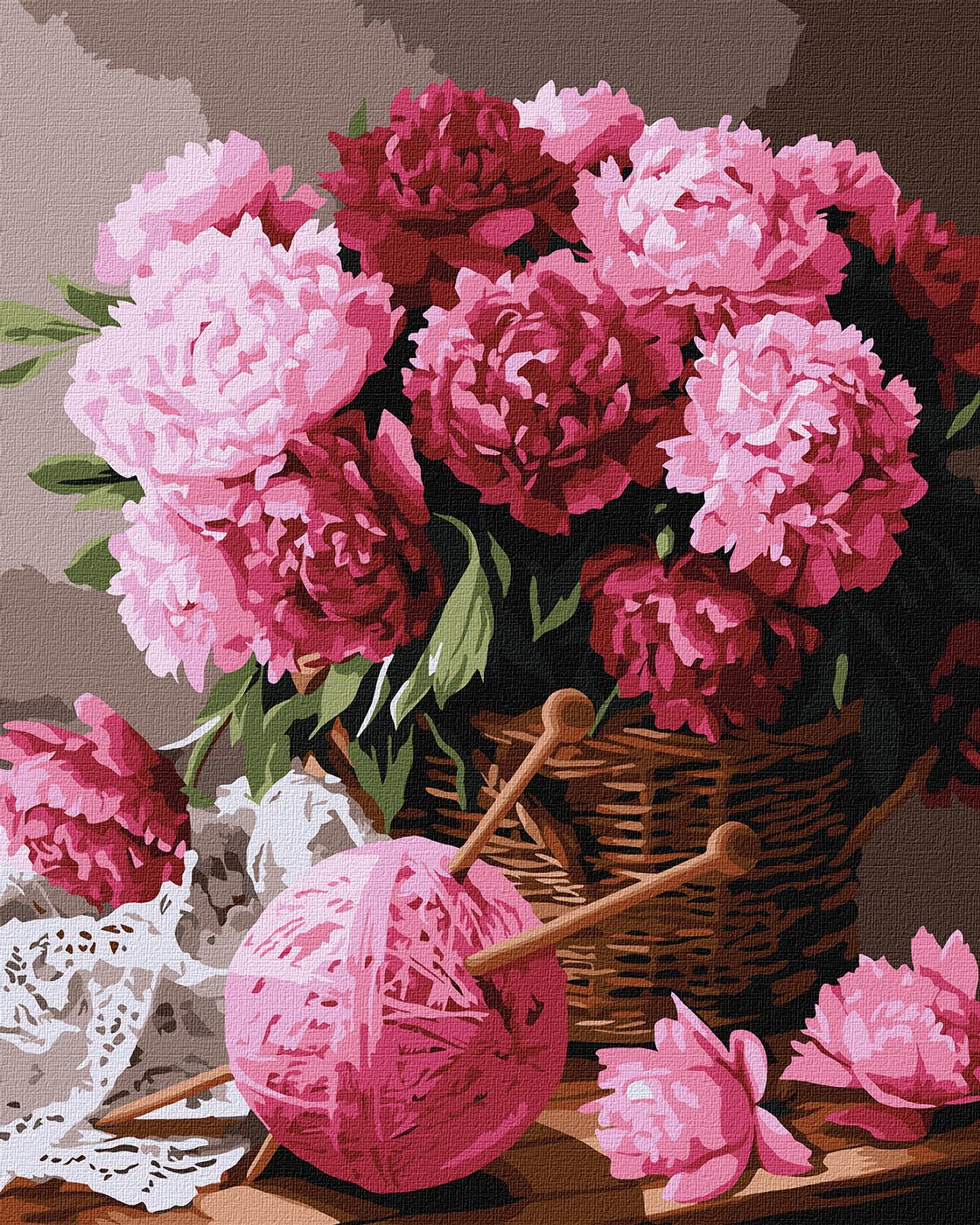 Картина по номерах Таємниці пелюсток" 40x50см  KHO3303"