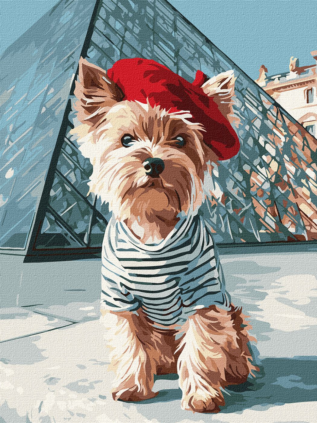 Картина по номерах Французький настрій" 30х40см  KHO6880"