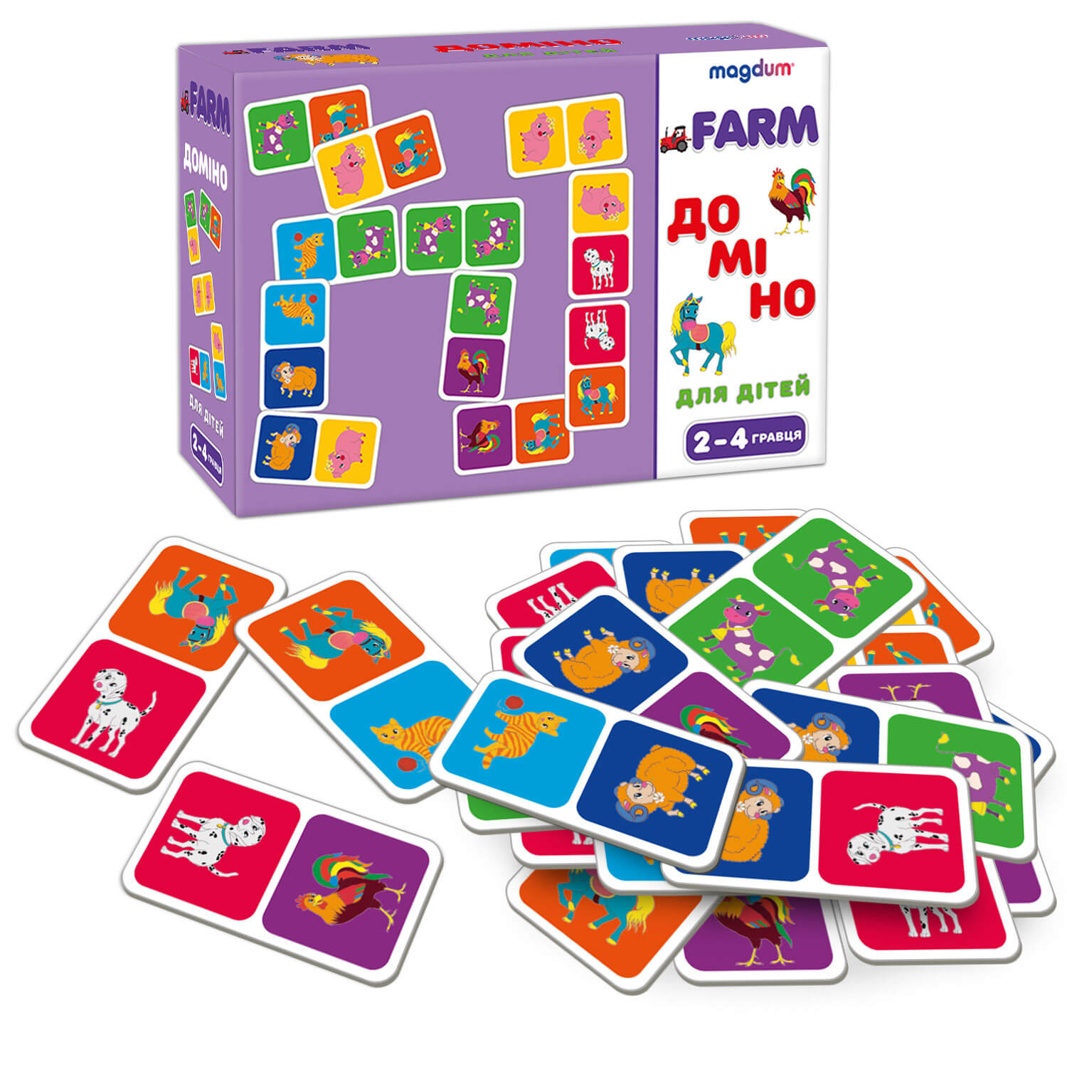 Гра настільна розвиваюча Доміно Тварини" ME5032-22"