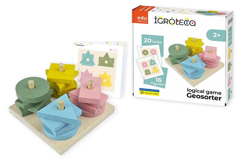 Логічна гра Геосортер" 16 ел.  Ігр0729"
