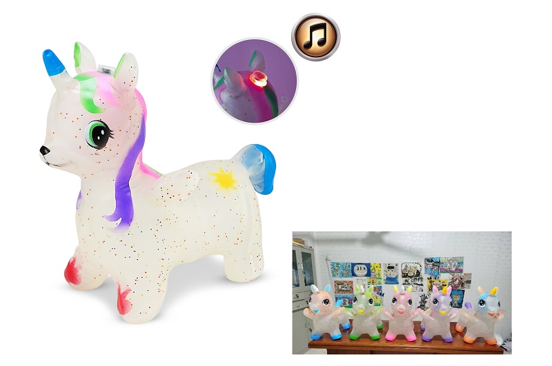 Стрибун гумовий арт. RB26513 (30шт)  Поні,4 кольори, 1300 грам