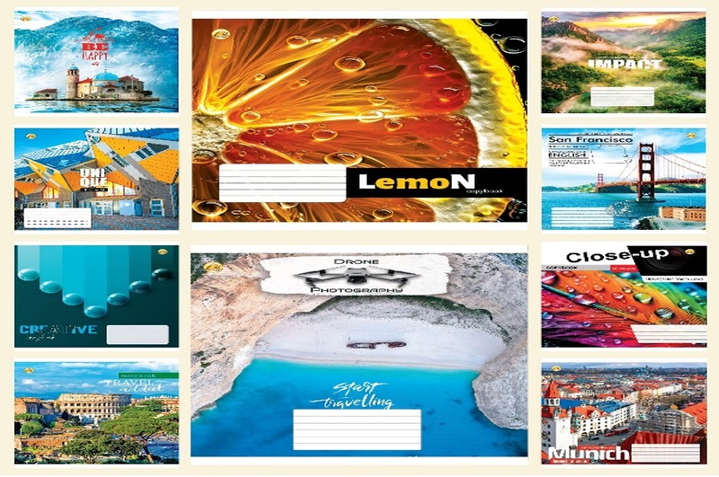 Зошит 96 арк. клітинка Люкс ТЕ11744 Мікс 1, 10/120 10к. ТЕ11744 УПАК10шт