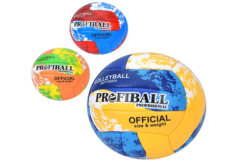 М'яч волейбольний 1199ABC (30шт) офіційний розмір, ПУ, ручна робота, 18 панелей,260-280г, 3кольори,