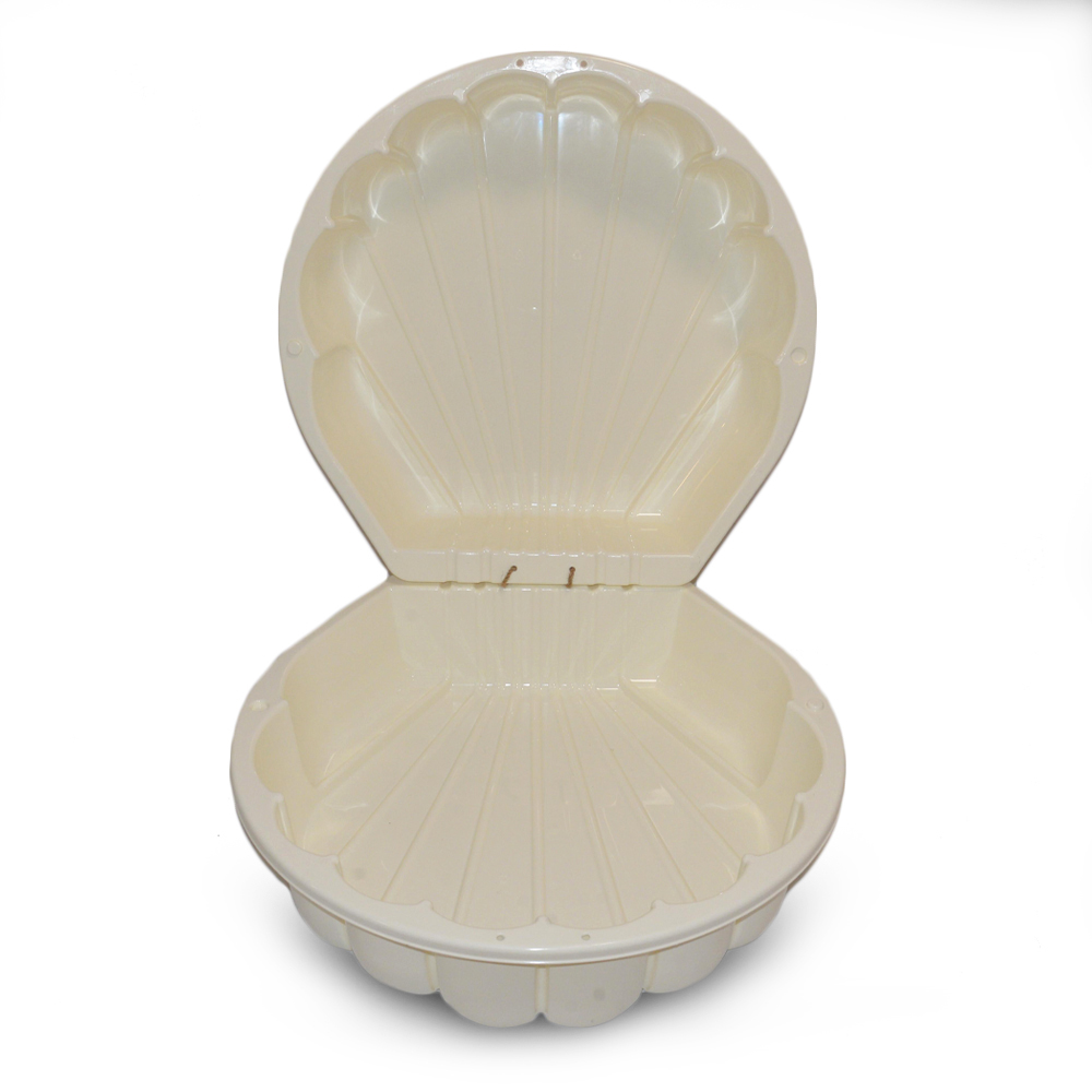 Пісочниця - басейн Мушля" молоко 01236/02 (2частини) 81 x 81 x 20 см"