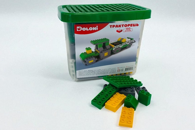Конструктор ТРАКТОРЕЦЬ" 150 детал. 013888/04 в пластик. боксі"