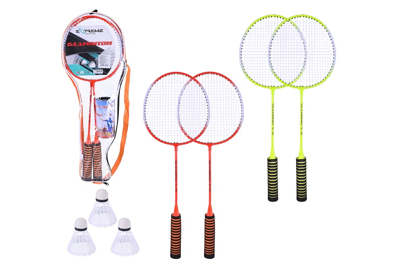 Бадмінтон арт. BD20599  дві ракетки, набір воланов у сумці