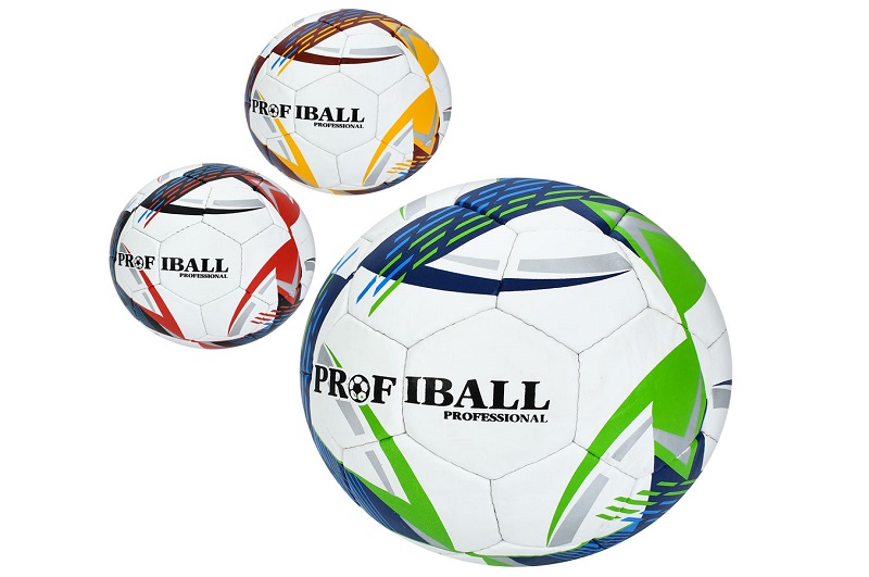 М'яч футбольний 2500-310 (30шт) розмір 5,  ПУ1, ручна робота, 32 панелі, 410-430г, 3 кольори, у паке