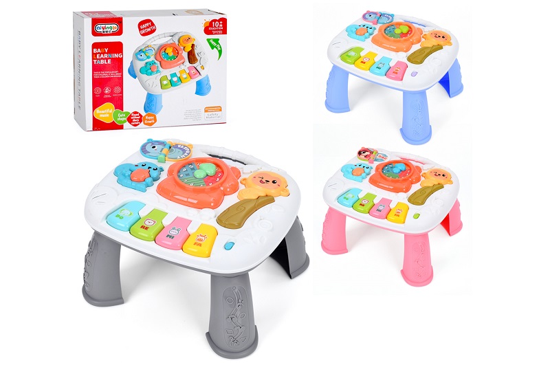 Центр розвиваючий 368-24B-24G-24P (24шт) 2в1 (столик 25,5-23-19,7см, підвіска  24-22см), піаніно