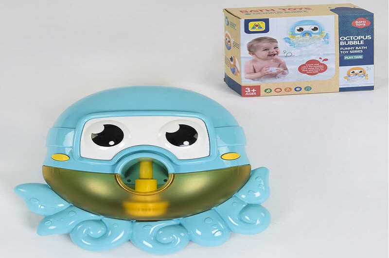 Гра для купання Восьминіг" HG 596 (48) видує мильні бульбашки, мелодія, на присосках, у коробці"