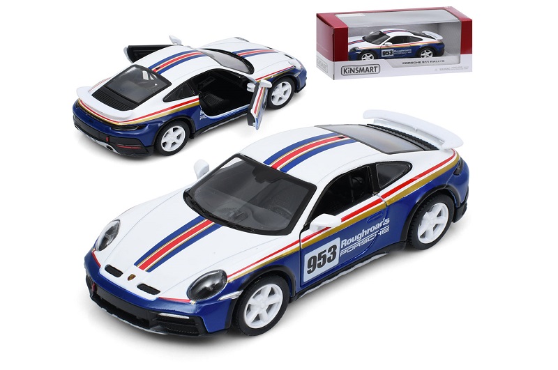 Машина KT5467WFB (24шт) інерція, метал, 12,5см, 1:36, відчиняються двері, гумові колеса, в коробці,