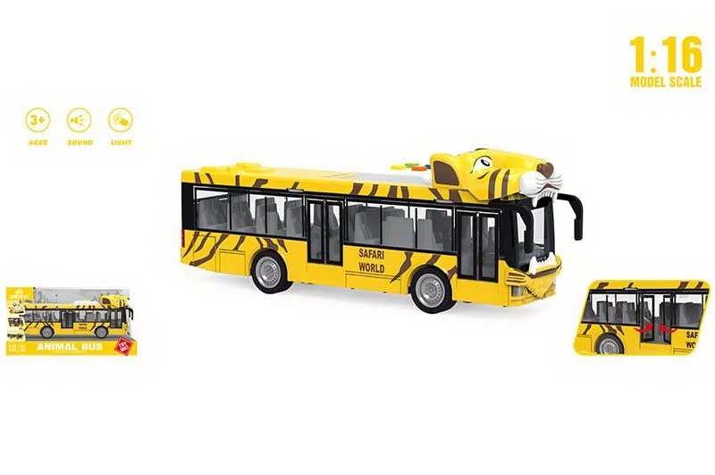 Автобус WY 917 A (24) масштаб 1:16, інерція, гумові колеса, звуки, підсвічування, дверцята відкриваю