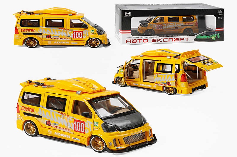 Машинка G 9880-13 (24) Авто Експерт" металопласт., світло, звук, масштаб 1:24, інерція, двері, капо"