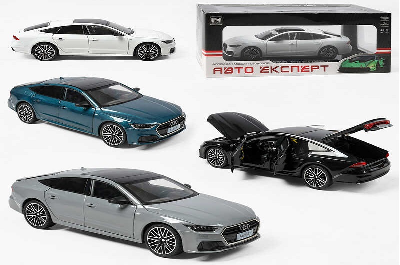Машинка G 4622-20 (24/2) Авто Експерт", 4 кольори, металопласт., світло, звук, масштаб 1:24, інерці"