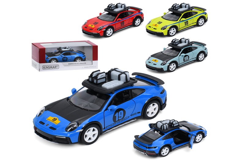 Машина KT5481WFA (24шт) інерція, метал, 12,5см, 1:36, відчиняються двері, гумові колеса, 4кольори, в