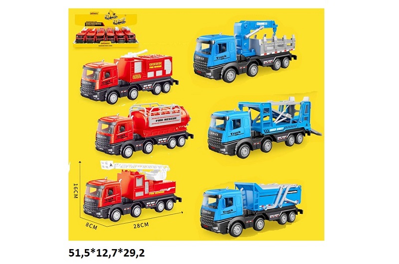 Спецтехніка JKL-853/853E інерц.6в.6шт.в кор.51,5*12,7*29,2 /12/72/ УПАК6шт