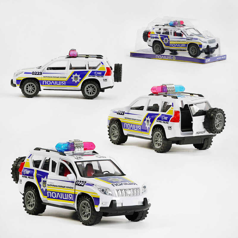 Джип Поліція України" TK 0223 (36/2) "TK Group", інерційний механізм, відчиняються двері та багажни"
