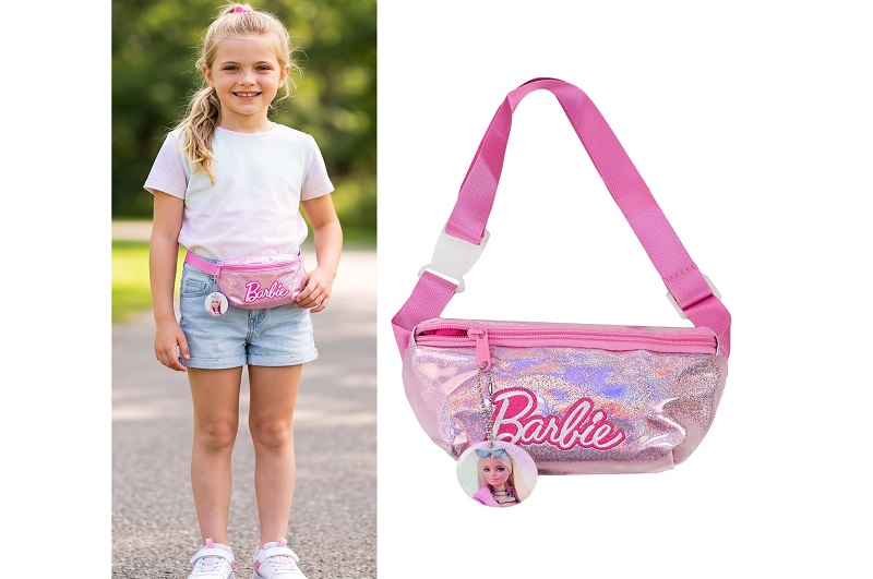 Сумка на пояс Barbie арт. KH122/001L (50шт)  20*4*11 см