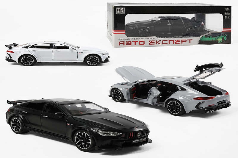 Машинка 1206-15 (24/2) Авто Експерт", 3 кол., металопл., 1:24, звук, світло, інерція, відч. двері"