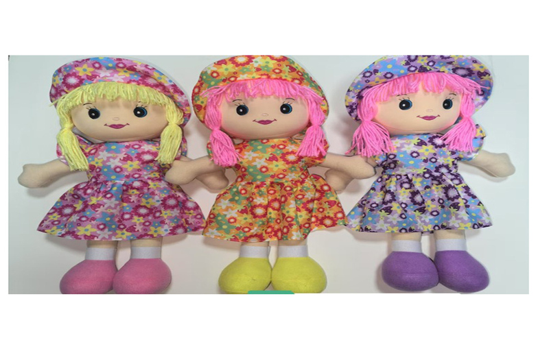 Лялька A1401C (54шт) 35см, м'яконабивна, мікс видів, у пакеті, 39-23-9см