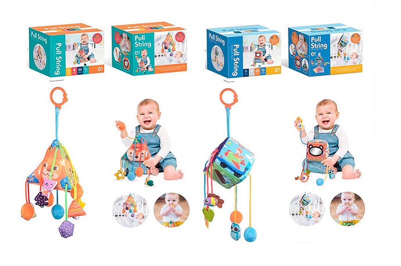 Підвіска м'яка 66558-66559 (24шт) на ліжко/на коляску, дзеркало, пискавка, прорізувач, брязкальце, 2