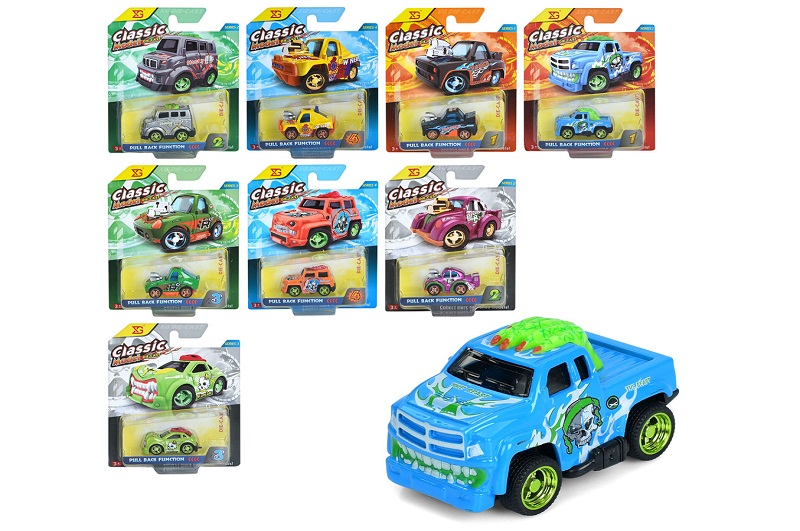 Машина XG879-020B-006B (144шт) метал, інерц, 5,5см, мікс видів, на листі, 13-16,5-4см