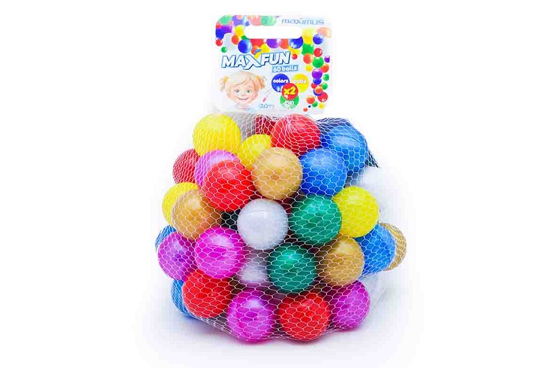 Набір кульок MaxFun 6 см. 60 шт. ТМ_Максимус  5507