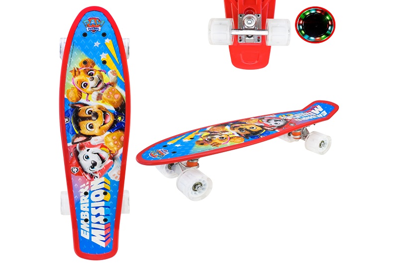 Пенні борд  арт. PP2504 (8шт)  Paw Patrol 56*15 см, колеса PU світло 56х15х13 см