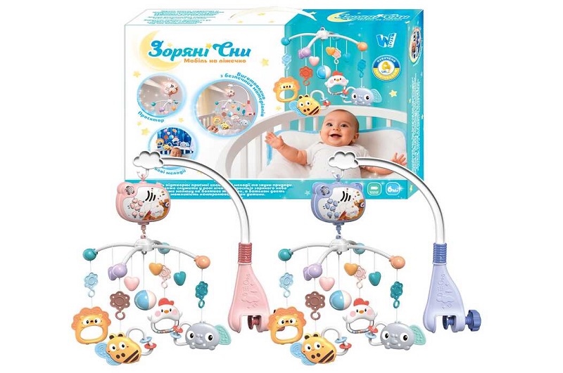 Карусель музична 32579 Зоряні сни" (16) "WToys" ОЗВУЧУВАННЯ УКРАЇНСЬКОЮ МОВОЮ, колискові, регулюван"