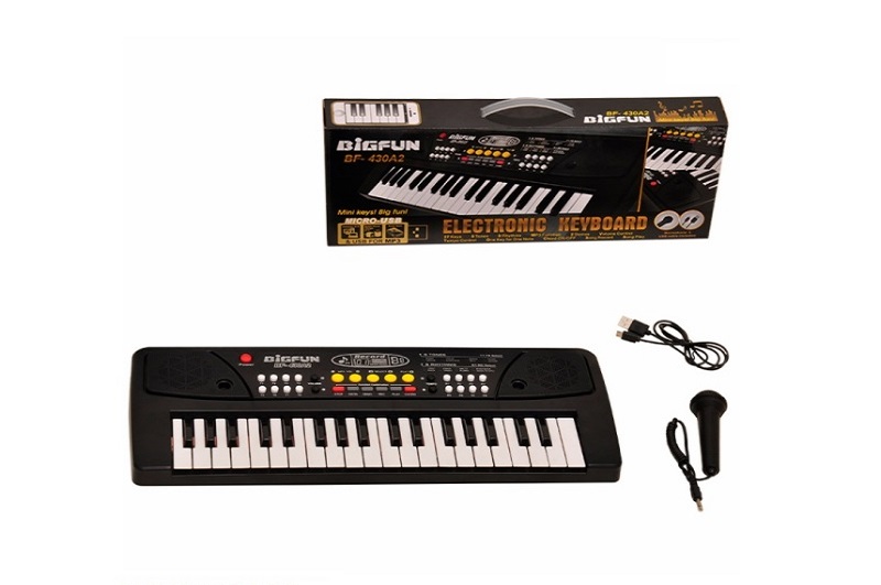 Синтезатор BF-430A2 (36шт) 37 клавіш,мікрофон,USB,mp3,запис,Demo,від мережі,в кор-ці,43-17-6см
