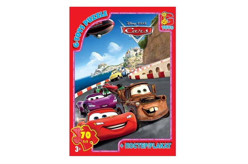 Пазли ТМ G-Toys" із серії "Тачки", 70 елементів  Z10218"