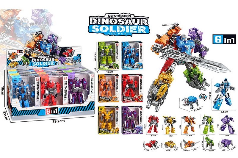 Трансформер арт. HF9001-8 УПАК12шт(192шт/2)   12шт у дисплей боксі 39,7*21*18см диспл