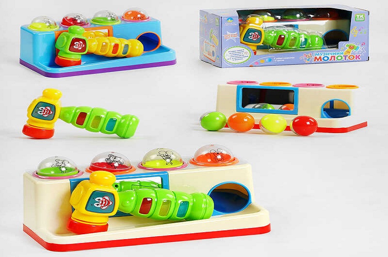 Гра з кулькою 64485 (36) TK Group, ОЗВУЧУВАННЯ УКРАЇНСЬКОЮ МОВОЮ, стукалка, музичний молоточок, пісе