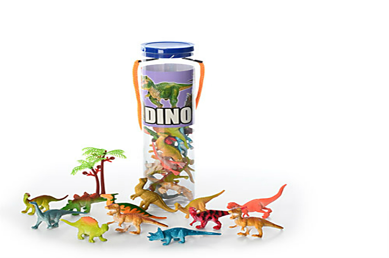 Динозаври T806CУПАК20шт (120шт) 12шт, 6см, в колбі5-23-5см, 20шт в дисплеї 26,5-24-21,5см