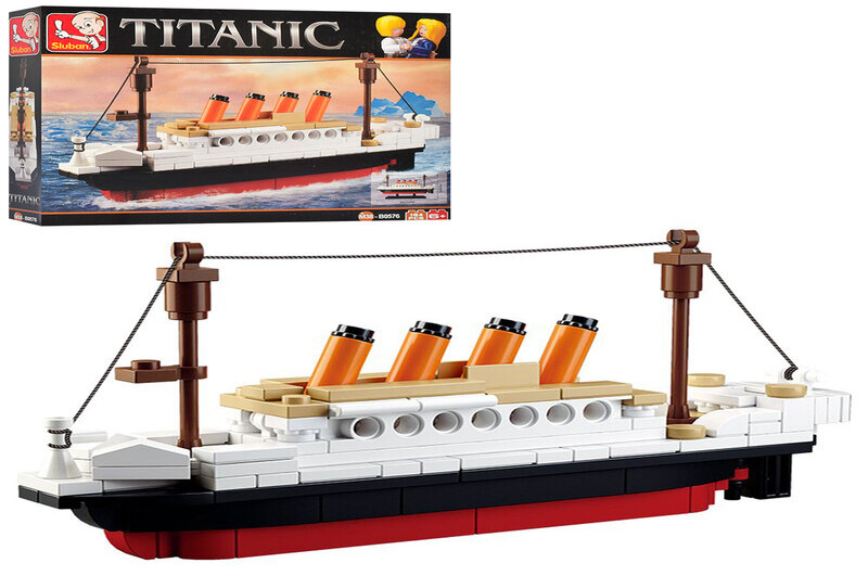 Конструктор SLUBAN M38-B0576 (60шт) Titanic, 165-98мм, 194дет, в кор-ці, 23,5-19-4,5см