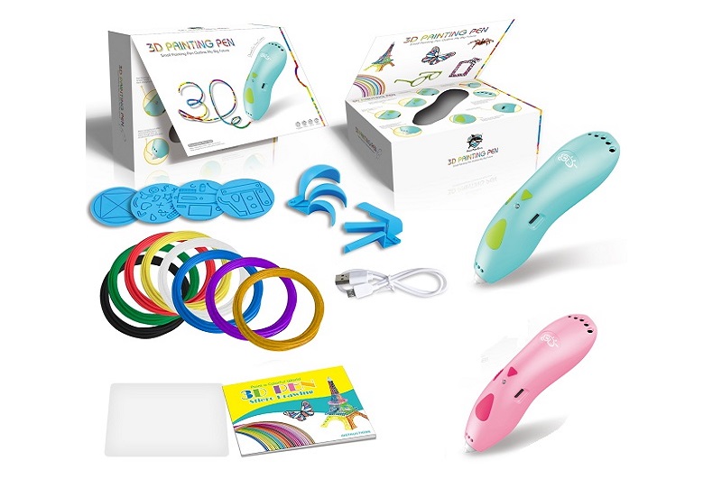 3D ручка 9901/9901A з набором.2кол.кор.25*6,6*19,5 /48/